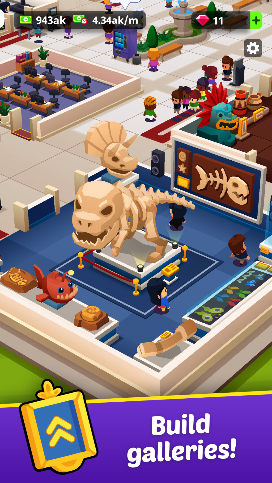 Idle Museum screenshot 1