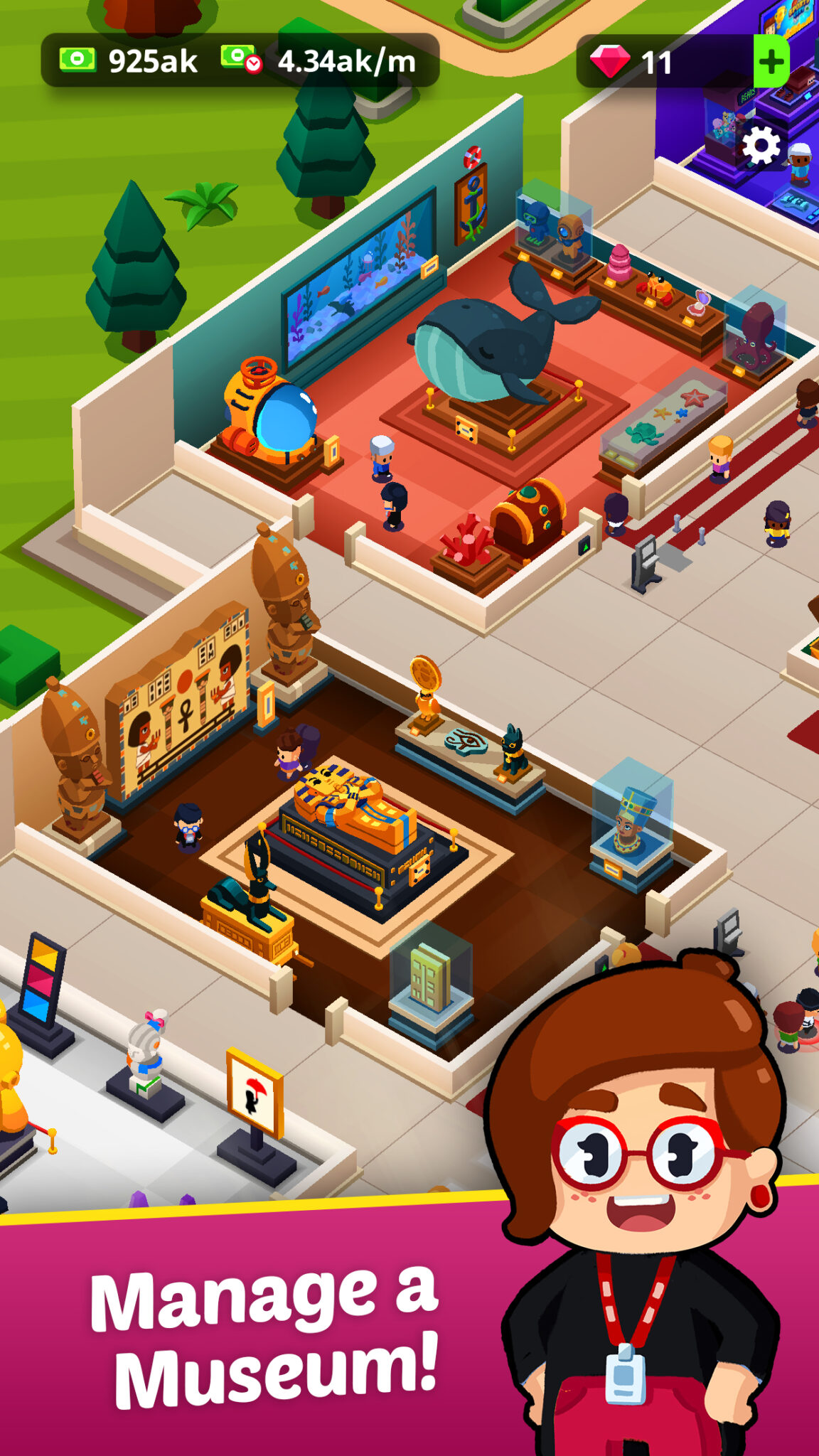 Idle Museum screenshot 2