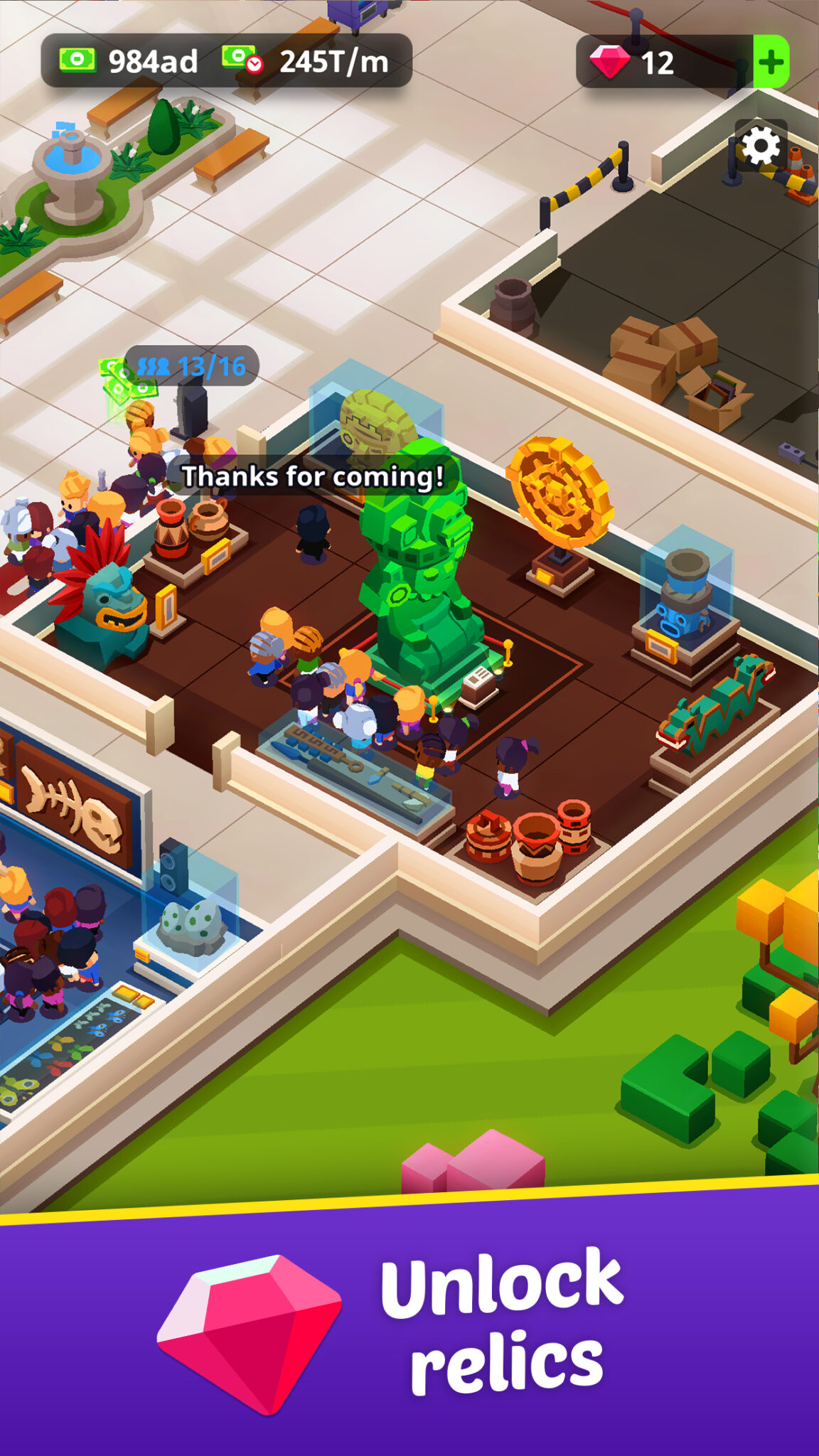 Idle Museum screenshot 3